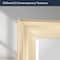 Head West 29.5" Traditional Brushed Nickel Framed Wall Vanity Mirror